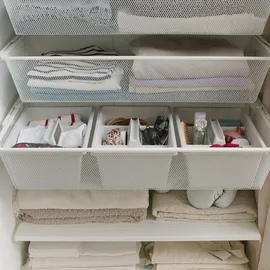 IKEA Fach für Schreibutensilien 35 x 24 x 14 cm 1-tlg. hellgrau