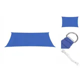 vidaXL Sonnensegel 160 g/m2 Rechteckig Blau 3x6 m HDPE