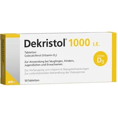 Dekristol 1.000 I.E. Tabletten 50 St