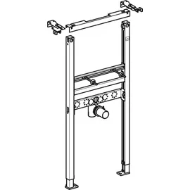 Geberit DuofixBasic Element für Waschtisch, 112cm, Standarmatur