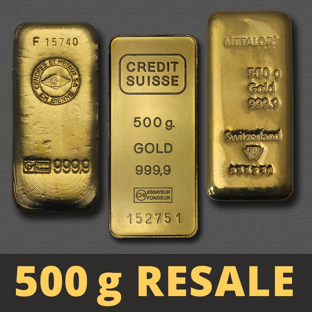 Goldbarren 500g Resale (div. Hersteller)