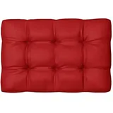 vidaXL Palettenkissen 120 x 80 x 10 cm rot 1 St.