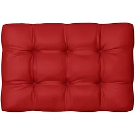 vidaXL Palettenkissen 120 x 80 x 10 cm rot 1 St.