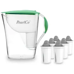 PearlCo Wasserfilter Fashion mint inkl. 6 Protect+ Filterkartuschen