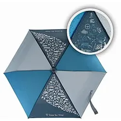 Step by Step Regenschirm Blue mit Magic Rain EFFECT
