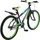Bikestar Urban Jungle 24" schwarz/grün Handbremsen