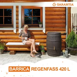 GARANTIA Regenfass Barrica 420 l braun