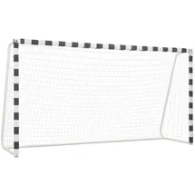 vidaXL Fußballtor Schwarz/Weiß 91953