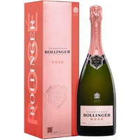 (148,60 EUR/l) Bollinger Champagner 0,75l Rosé in Geschenkverpackung