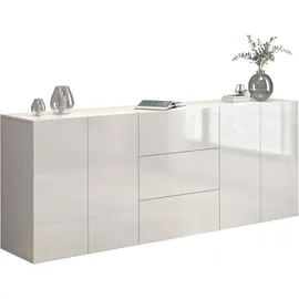 OTTO home Sideboard 200 x 80 x 40 cm Weiß