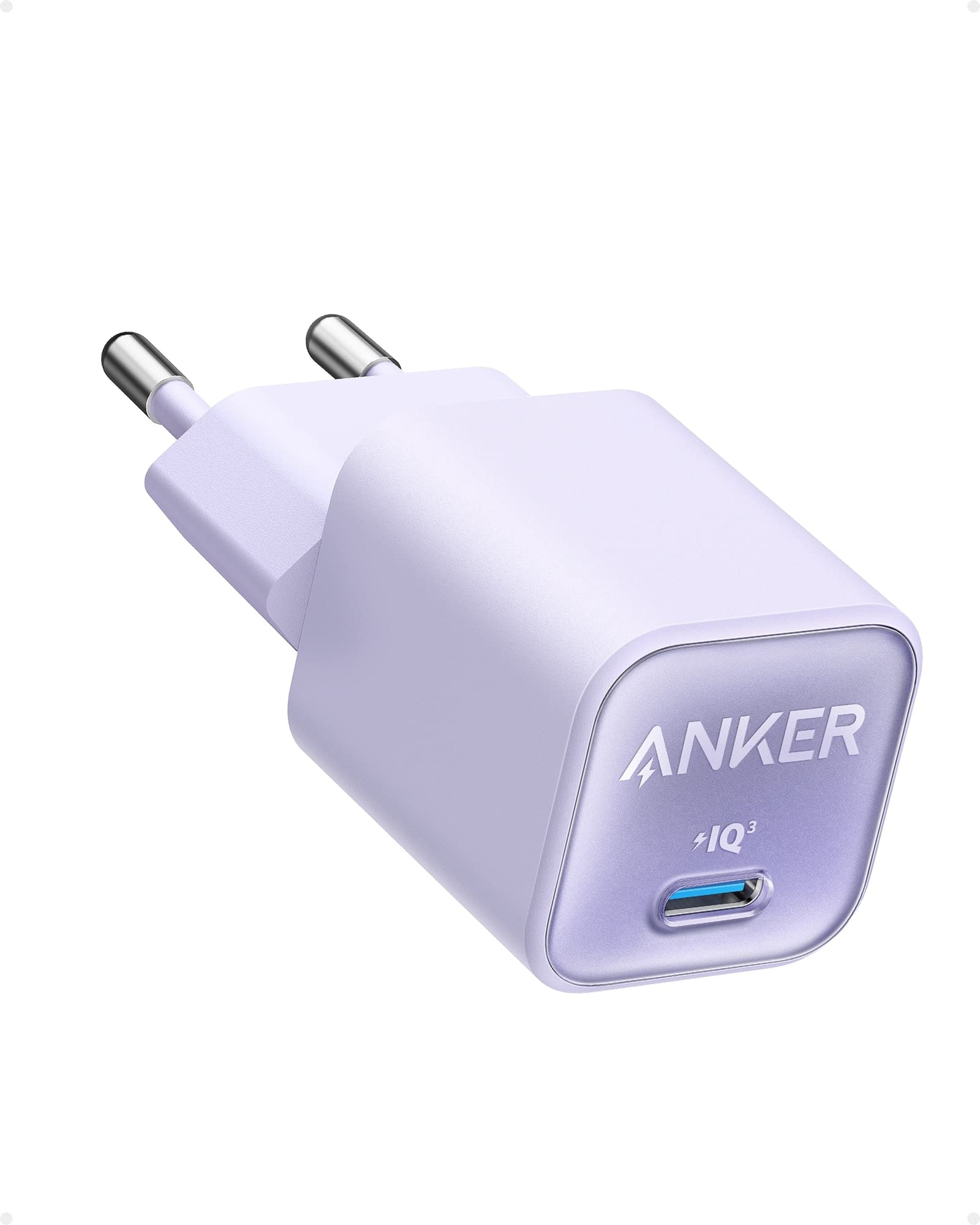 Anker USB C GaN Charger 30W, 511 Ladegerät (Nano 3), PIQ 3.0 PPS Schnellladegerät, Kompatibel mit iPhone 15/15 Pro/15 Pro Max/14 Pro/14 Pro Max, Galaxy, Pixel 4/3, iPad (Ohne Ladekabel)