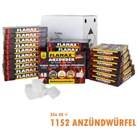 Flamax 24x FLAMAX Anzündwürfel Kaminanzünder