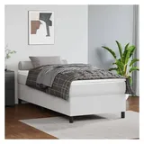 vidaXL Boxspringbett 90 x 200 cm weiß