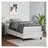 vidaXL Boxspringbett 90 x 200 cm weiß