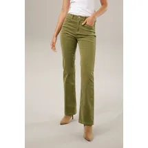 Aniston CASUAL Cordhose Bootcut Grün 46