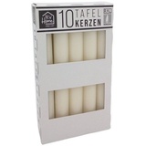 New Home Tafelkerzen 10er-Set Champagner Stabkerzen Leuchterkerzen Tischdeko Kerzen