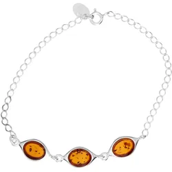 Armband OSTSEE-SCHMUCK "Ostsee-Schmuck Armband Canissa Armband Canissa", silber (silberfarben), Armbänder, Damen, 19cm, Silber 925 (Sterlingsilber)