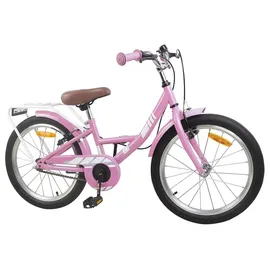 vidaXL Kinderfahrrad 18 Zoll RH 0 cm Hellrosa