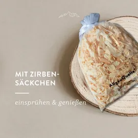 AllgäuQuelle AllgäuQuelle® Bio Geschenk-Set Öl Lavendel Eukalyptus mit Raumspray, Badeöl, Zirben-Säckchen 200 ml Flaschen