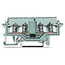 WAGO 280-623/281-411 Diodenklemme 5mm Zugfeder Belegung: L Grau