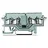 WAGO 280-623/281-411 Diodenklemme 5mm Zugfeder Belegung: L Grau