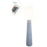 8 seasons DESIGN Stehleuchte No. 1 Kunststoff 160 cm inkl. Fernbedienung grau