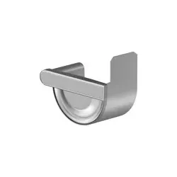 SAREI Endstück »Dachentwässerung«, halbrund, Aluminium - beige