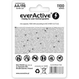 Everactive R6 AKU 4BL 1000 mAh 4 St.