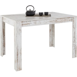 Esstisch INOSIGN Tische Gr. B/H/T: 120 cm x 75 cm x 80 cm, weiß (antikweiß) Esstisch Holz-Esstische Küchentisch Rechteckige Esstische Tisch Breite 120 cm