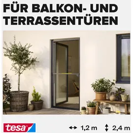 Tesa Fliegengitter-Tür Comfort im Alurahmen 120 x 240 cm weiß