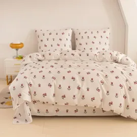 OEM Baumwollbettwäsche 220x200 Rosen