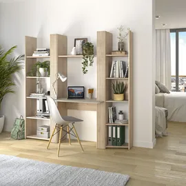 Gami Bücherregal »Straw« 1 Stk. tlg. Wandregal-Modul mit Schreibtischplatte.