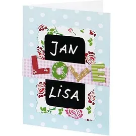 Folia Motivblock MITTSOMMER Designpapier 24 x 34 cm 270 g/qm