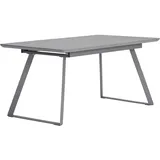 Mid.you Esstisch Keramik Ausziehbar, Grau, Metall, Keramik, Holzwerkstoff, rechteckig, U-Form, 90x76x160-200 cm, Bsci, ausziehbar, Esszimmer, Tische, Esstische, Esstische ausziehbar
