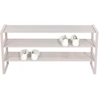 Spinder Design Schuhregal Rex Stahl Grau Taupe
