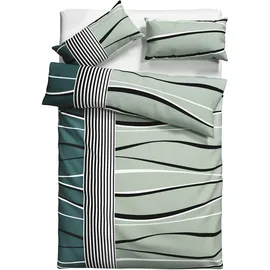 OTTO home Renu Wellen Grün 155 x 220 cm + 40 x 80 cm