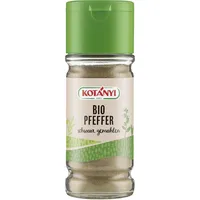 Bio Pfeffer schwarz gemahlen, 100 ml Glas