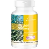 Omega-3 Fischöl 500 mg - 60 Softgels Omega-3-Fettsäuren EPA + DHA | Vitamintrend