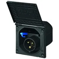 pricenet Pro Plus CEE-Einspeisestecker, 16A/230V, schwarz