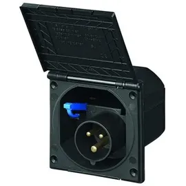 pricenet Pro Plus CEE-Einspeisestecker, 16A/230V, schwarz