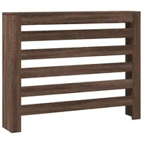VidaXL Heizkörperverkleidung Braun Eiche 104x20x82 cm Holzwerkstoff