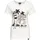 Queenkerosin Print-Shirt Chi Chi Beach Poodle (1-tlg) mit vintage Front Print weiß XS