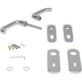 Hörmann Drückergarnitur D-110 Kurzschild (für Bundbart und Profilzylinder, aus Aluminium, Türgriff, Türbeschlag) 449909