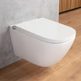Evineo ineo3 Wand-Dusch-WC mit WC-Sitz Weiß