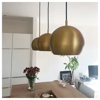 S.luce Pendelleuchte Ball Esstischlampe 1-Phase-Schiene 200cm Ø 20cm Mitteleinsp.