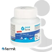 Fermit PVC-Kleber blau Dose mit Pinsel