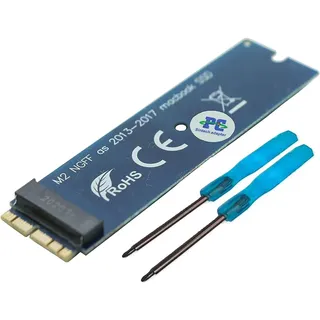 Sintech M.2 nVME SSD Adapter Card Upgrade Kits, kompatibel mit MacBook Air (2013–2017 Jahr) und MacBook Pro (Ende 2013–2015 Jahr,Nicht geeignet Anfang 2013 Jahr), iMac