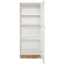 kochstation Seitenschrank KOCHSTATION KS-Wien 60 x 60 x 165 cm Weiß