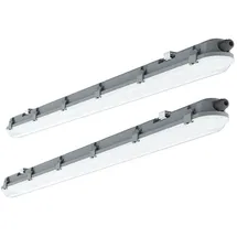 ETC Shop LED Feuchtraumleuchte 2er Set 18W IP65 kaltweiß 6400K