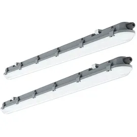 ETC Shop LED Feuchtraumleuchte 2er Set 18W IP65 kaltweiß 6400K